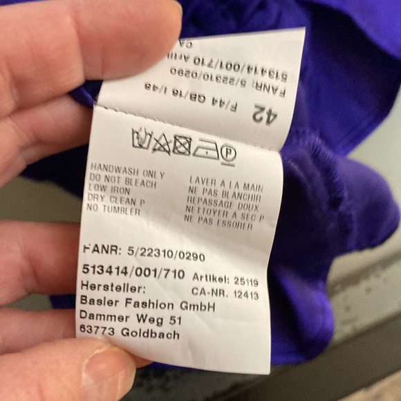 Basler silk sleeveless blouse/ shell - Picture 5 of 6